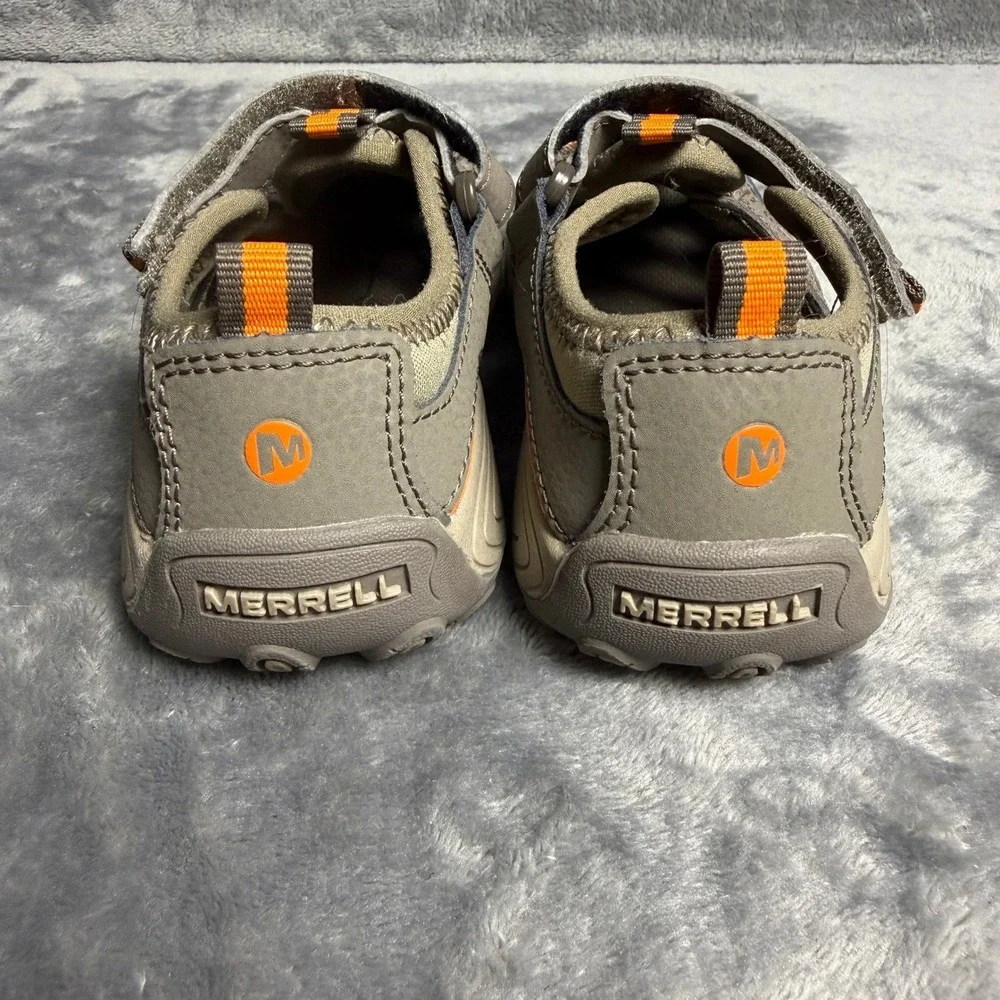 Merrell Hydro Hiker Kids 11M Tan Orange Leather Sandals MK261856